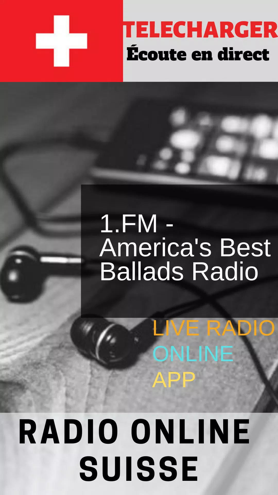 1.FM America's Best Ballads Radio Gratuit en ligne安卓版应用APK下载