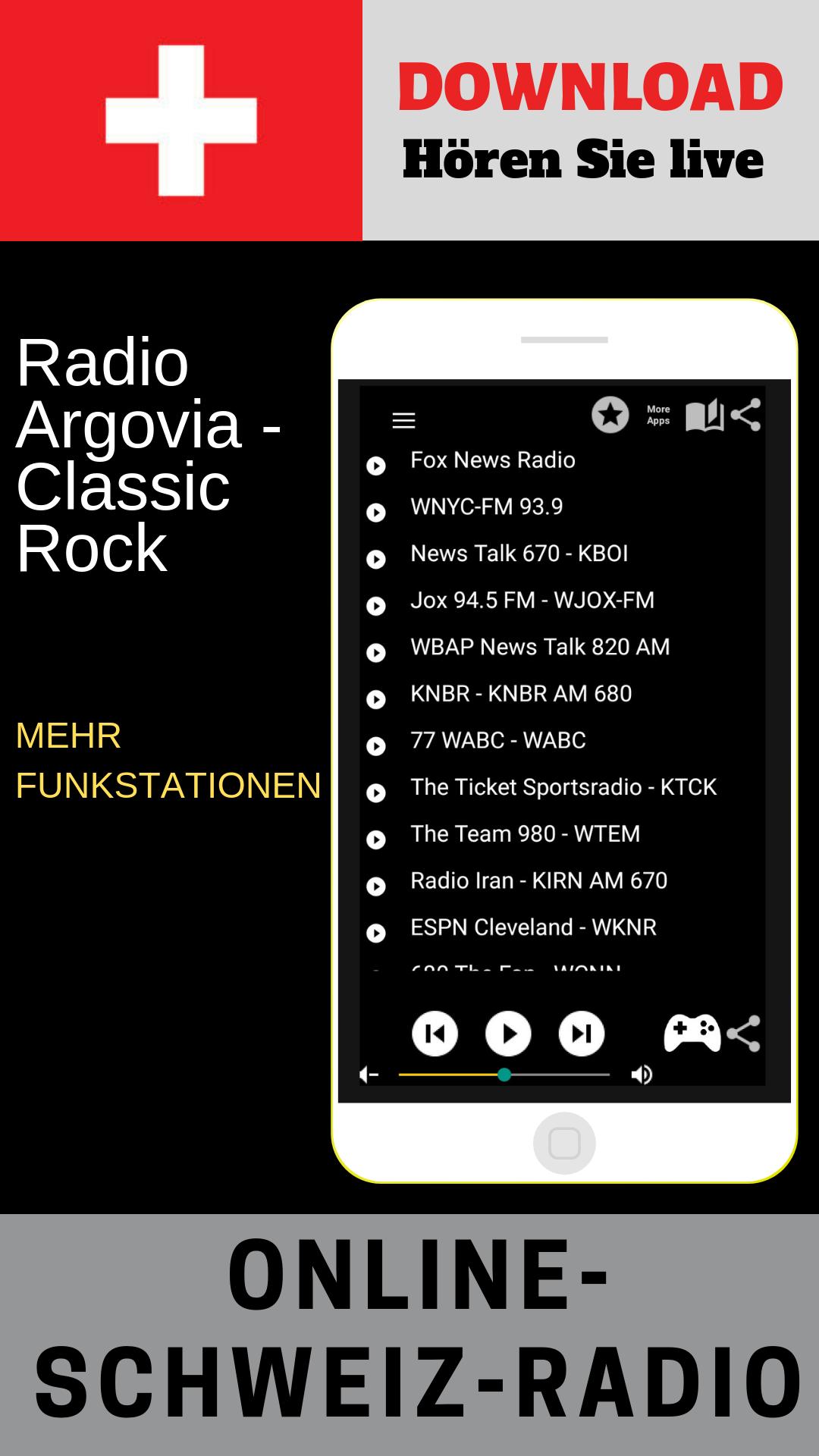 Radio Argovia - Classic Rock Free Online for Android - APK Download