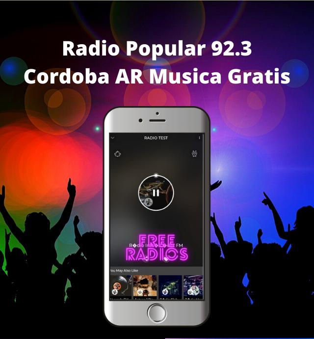 Radio Popular 92.3 Cordoba AR Musica Gratis für Android - APK herunterladen