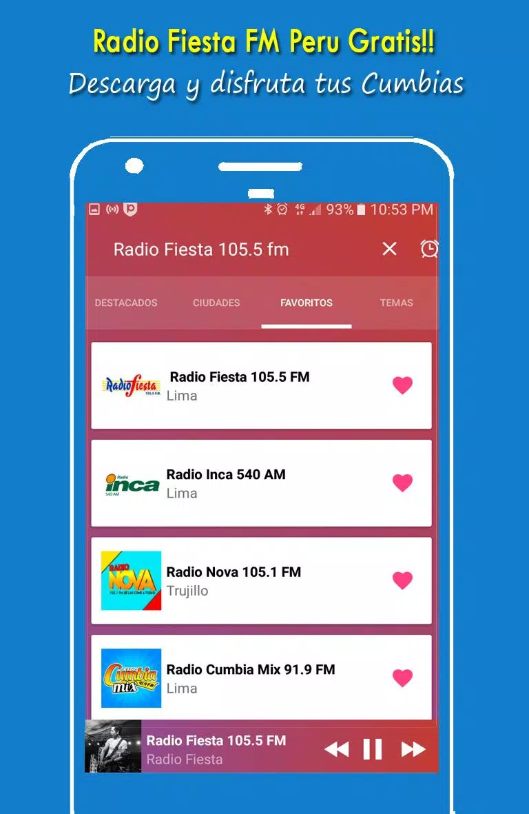 Radio Fiestas 105.5 Online Peru Gratis APK for Android Download
