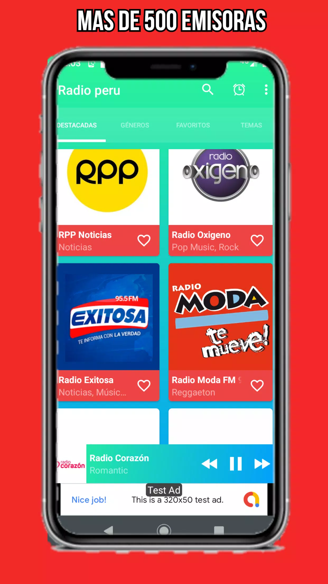 Descarga de APK de radios del peru - radios peruanas gratis para Android