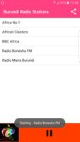 Burundi Radio Stations Plakat