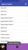 Radios algériennes Affiche