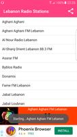 Lebanon Radio Stations Cartaz