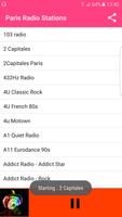 Stations de radio Paris plakat