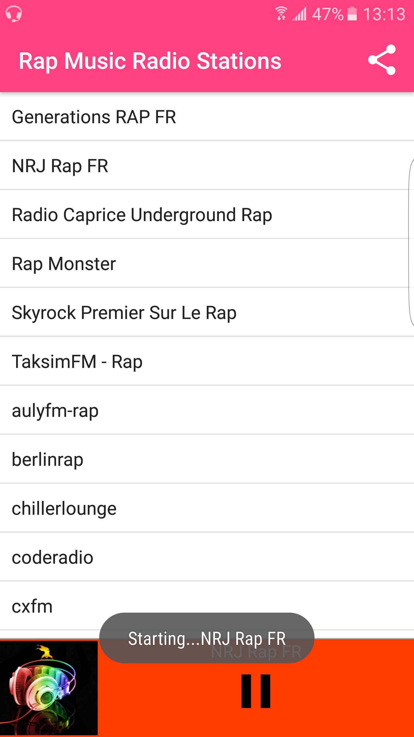 Rap Music Radio Stations APK للاندرويد تنزيل