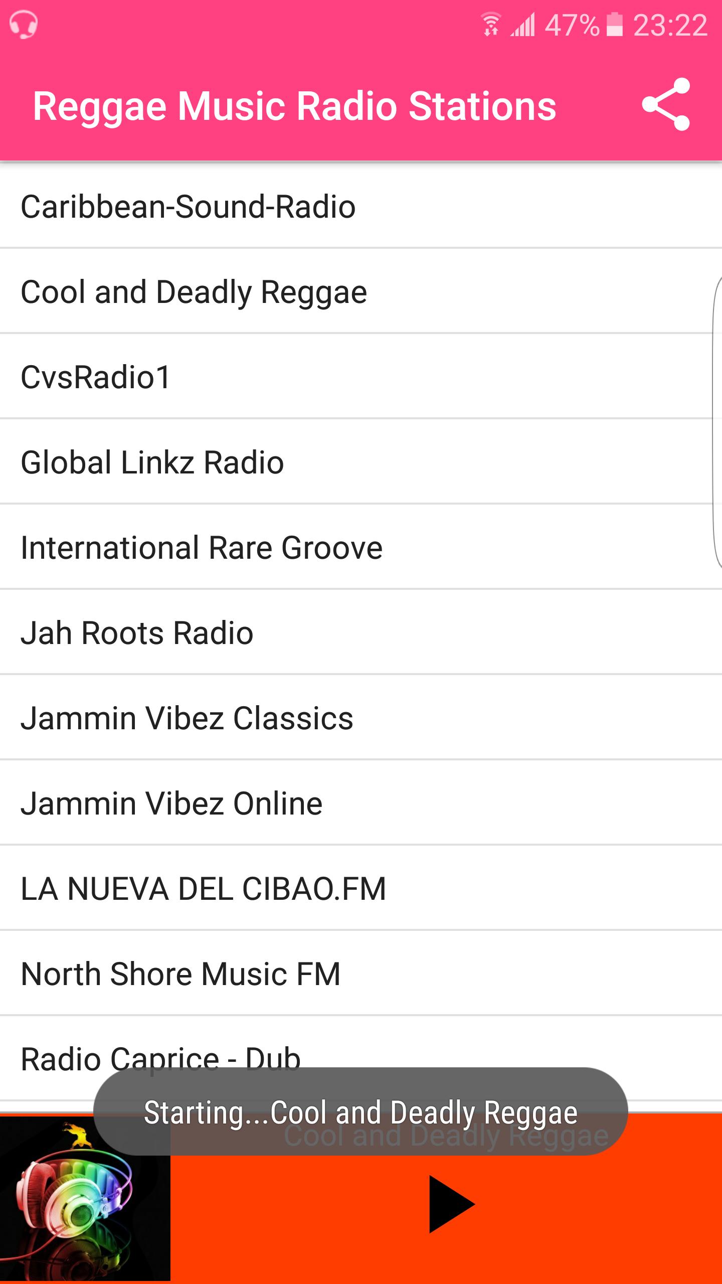 Reggae Music Radio Stations Для Андроид - Скачать APK