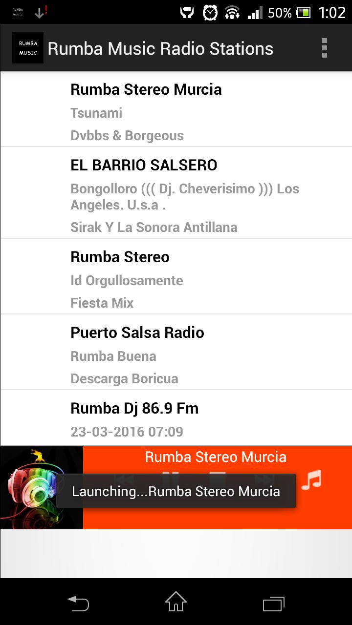 Rumba Music Radio Stations Для Андроид - Скачать APK
