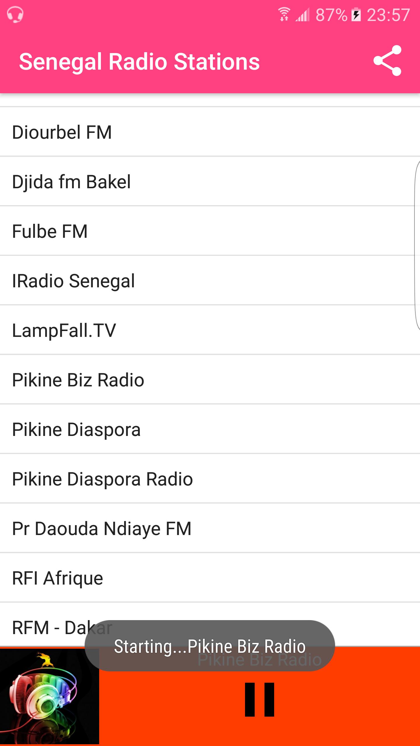 Android용 Stations de radio Sénégal APK 다운로드