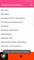 Swaziland Radio Stations Plakat