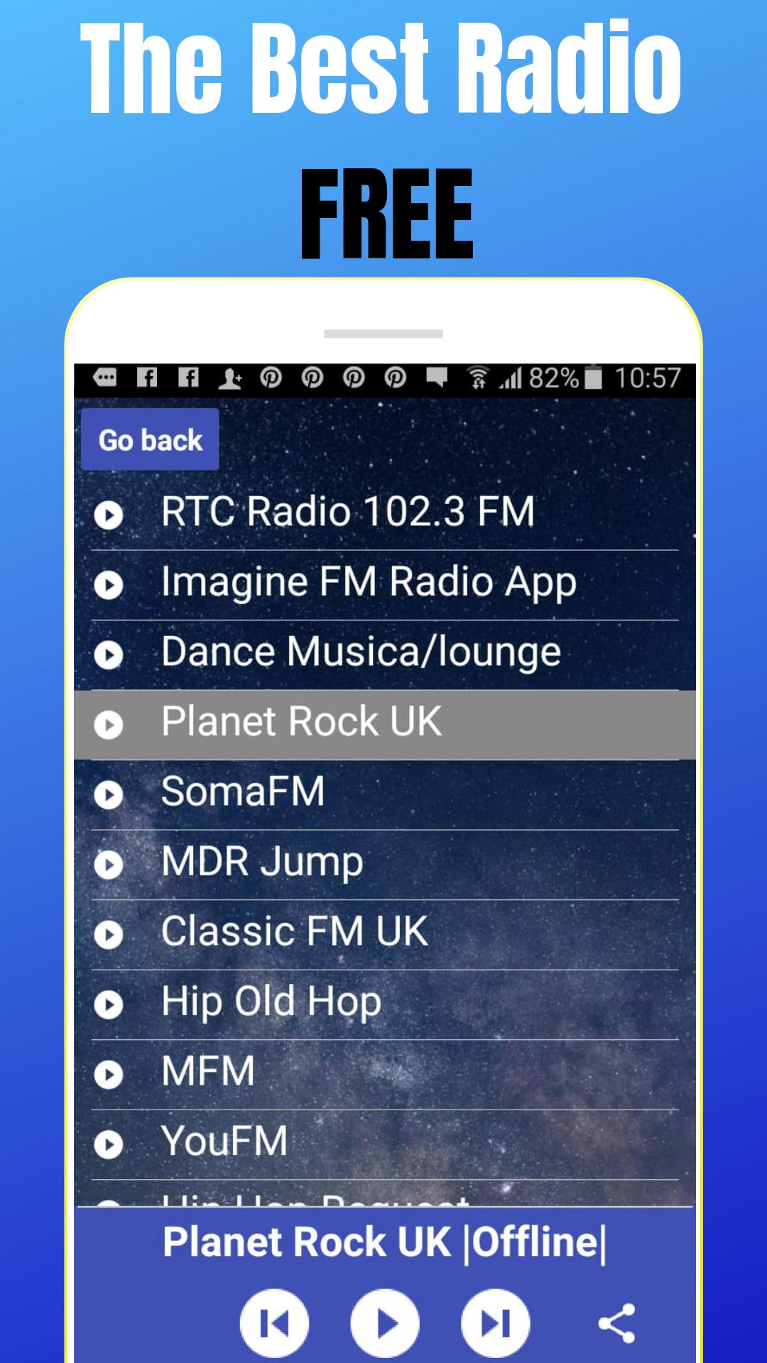 My Rock Radio App FM Gratis Online AM DK for Android - APK Download