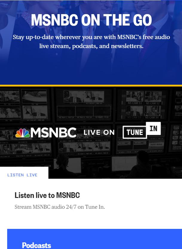 MSNBC TV Live Radio Podcasts for Android - APK Download