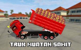 Mod Truck Hino Muatan Sawit Affiche