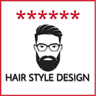 hairstyle design app for mens and boys/haircut icône
