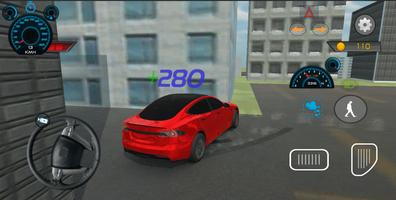 Tesla Car Drifting Game 3D screenshot 1
