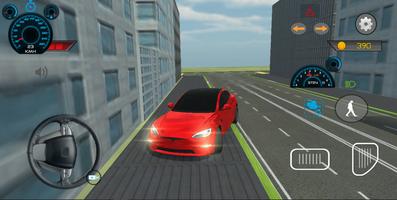 Tesla Car Drifting Game 3D screenshot 2