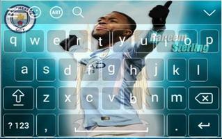 Rahem Sterling Theme Keyboard capture d'écran 1