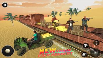 Grand Gold Robbery Game: Train Affiche