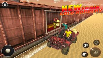 Grand Gold Robbery Game: Train capture d'écran 1