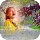 Rain Overlay Frame With Effect icon