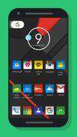 Nougat Square - Icon Pack syot layar 1