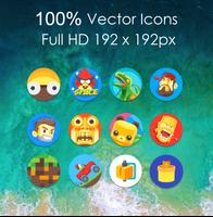 Oreo 8 - Icon Pack ảnh chụp màn hình 2