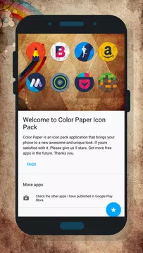 Screenshot 4 for Color Paper - Icon Pack