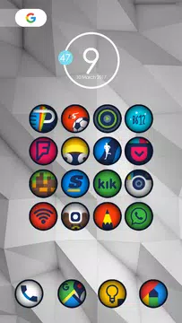 Screenshot 1 for Flat Dark - Icon Pack