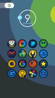 Flat Dark - Icon Pack syot layar 2