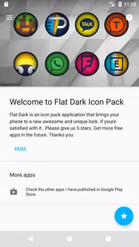 Screenshot 5 for Flat Dark - Icon Pack