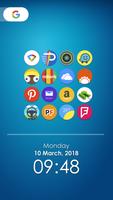 Pie 9 - Icon Pack capture d'écran 3