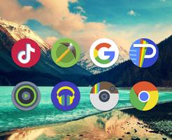 Pie 9 - Icon Pack capture d'écran 1