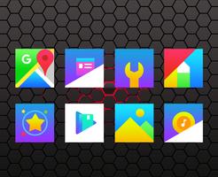 Rocsy Square - Icon Pack capture d'écran 2