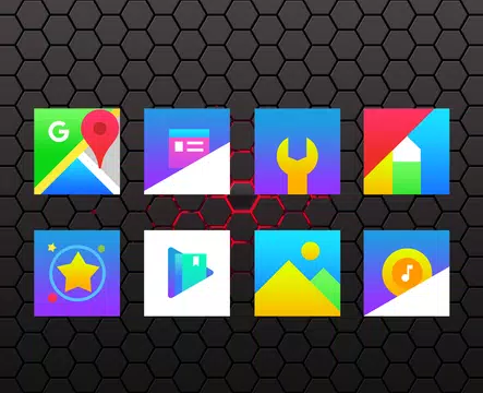 Screenshot 3 for Rocsy Square - Icon Pack