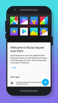 Screenshot 6 for Rocsy Square - Icon Pack