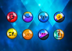 برنامه‌نما Xocolat - Icon Pack عکس از صفحه