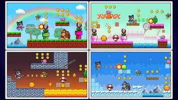 Super Cat Gun: Adventure World تصوير الشاشة 2