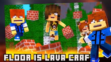 Defend From Lava Land Craft - Survival City Affiche