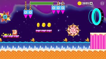 Fox Dash: Jump Geometry Cartaz