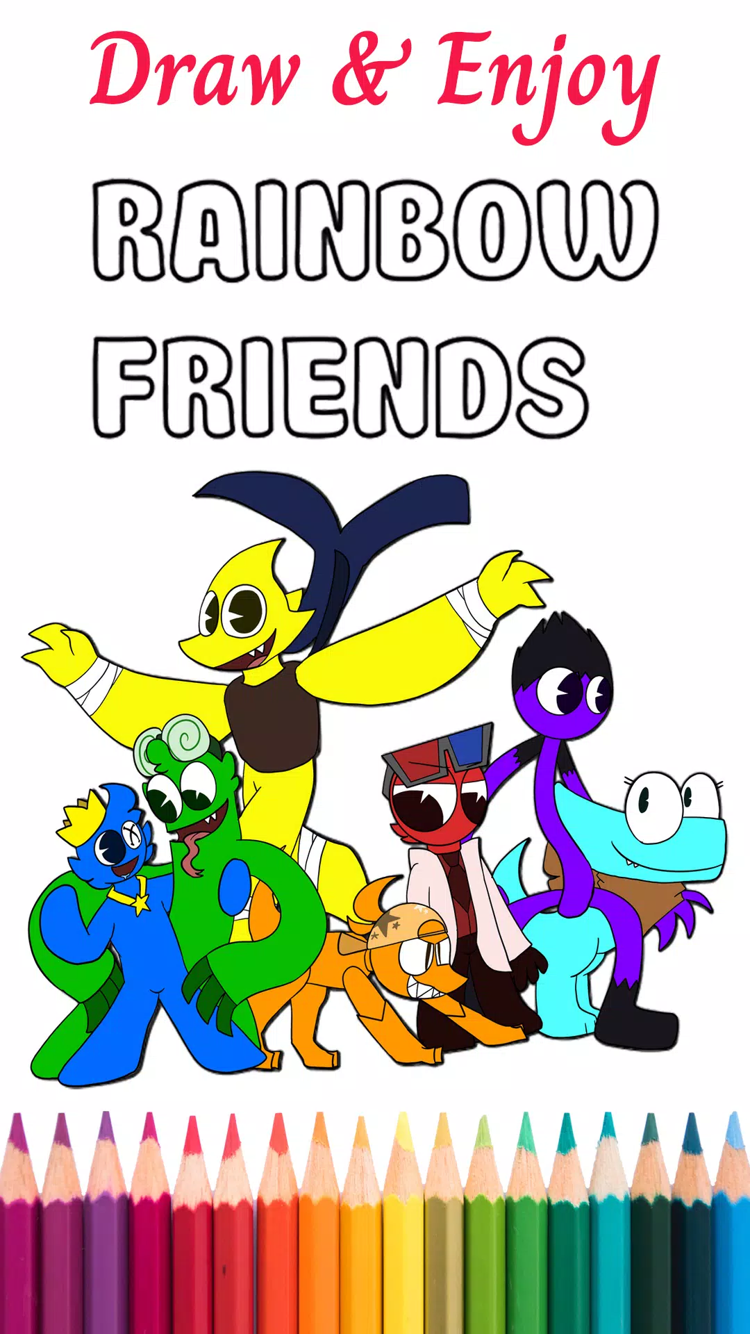 CapCut_rainbow friends chapter 2 cyan x yellow