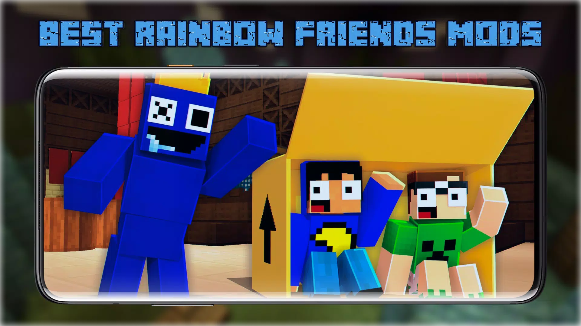 PLAYING THE RAINBOW FRIENDS MINECRAFT MOD (so amazing) 