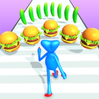 Rainbow body twerk belly race icon