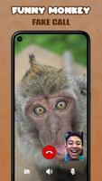Monkey Prank Video Call Affiche