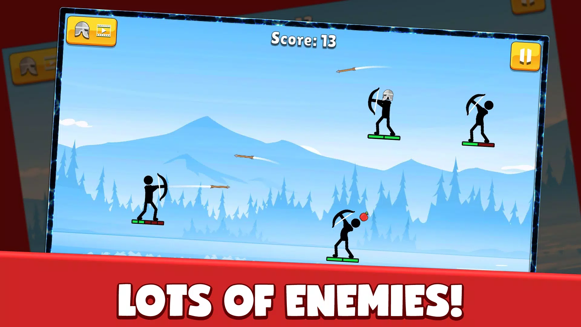 Stickman Archer Warrior: Bow And Arrow Shooting Ver. 2.5 MOD APK