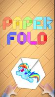 Paper Fold الملصق