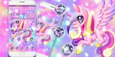 Rainbow shiny unicorn theme screenshot 3