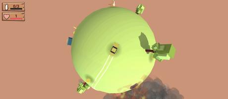 Planet Destroyer Bomber : Sky Car Racing скриншот 1
