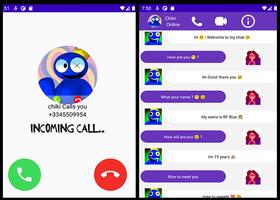 R F Fake Call  Live Chat ภาพหน้าจอ 1