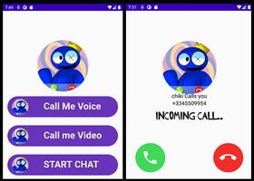 R F Fake Call  Live Chat capture d'écran 2
