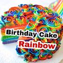 Rainbow birthday cake APK